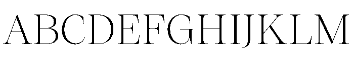 ResidenzSerifLarge LightLarge Font UPPERCASE