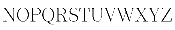ResidenzSerifLarge LightLarge Font UPPERCASE