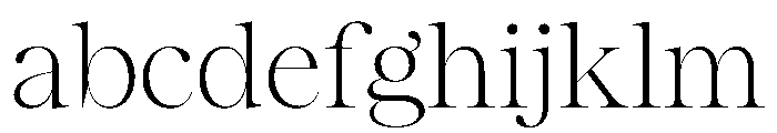 ResidenzSerifLarge LightLarge FONT
