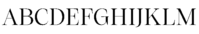 ResidenzSerifLarge RegularLarge Font UPPERCASE
