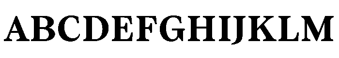 ResidenzSerifSmall BoldSmall Font UPPERCASE