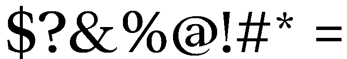 ResidenzSerifSmall MediumSmall Font OTHER CHARS