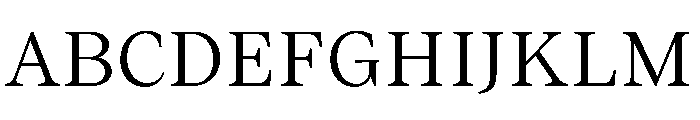 ResidenzSerifSmall RegularSmall Font UPPERCASE