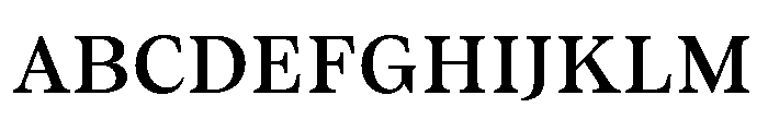 ResidenzSerifSmall SemiBoldSmall Font UPPERCASE