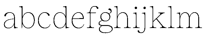 ResidenzSerifSmall ThinSmall FONT