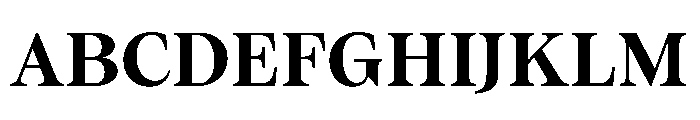 ResidenzSerifStandard BoldStandard Font UPPERCASE