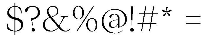 ResidenzSerifStandard LightStandard Font OTHER CHARS
