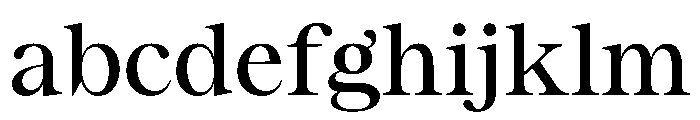 ResidenzSerifStandard MediumStandard FONT