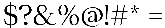ResidenzSerifStandard RegularStandard Font OTHER CHARS