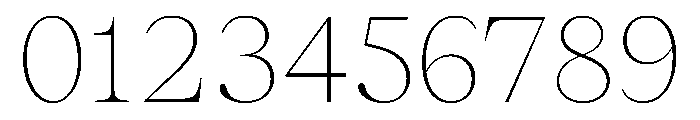 ResidenzSerifStandard ThinStandard Font OTHER CHARS