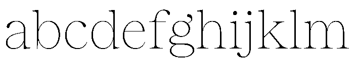 ResidenzSerifStandard ThinStandard FONT