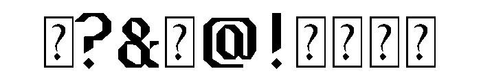 Resistance Generale Webfont Font OTHER CHARS