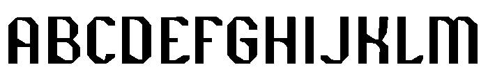 Resistance Regular Font UPPERCASE
