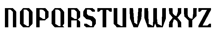 Resistance Regular Font UPPERCASE
