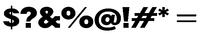 Resonanz A Black Regular Webfont Font OTHER CHARS