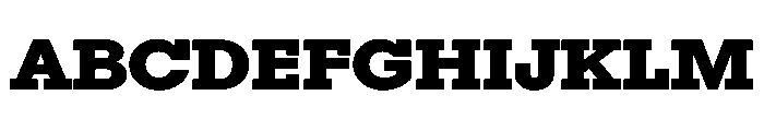 Resonanz A Black Regular Webfont Font UPPERCASE