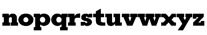 Resonanz A Black Regular Webfont Font LOWERCASE