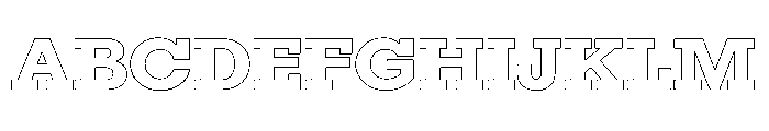Resonanz A Bold Regular Webfont Font UPPERCASE