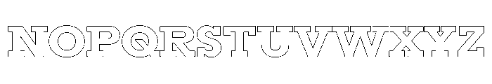 Resonanz A Bold Regular Webfont Font UPPERCASE