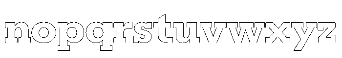 Resonanz A Bold Regular Webfont Font LOWERCASE