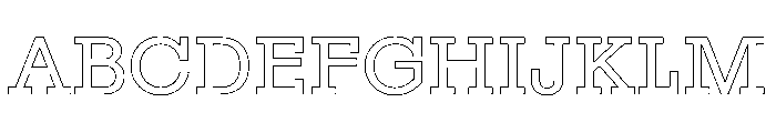 Resonanz A Regular Webfont Font UPPERCASE