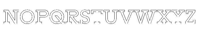 Resonanz A Regular Webfont Font UPPERCASE
