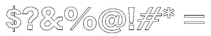 Resonanz A Semibold Regular Webfont Font OTHER CHARS