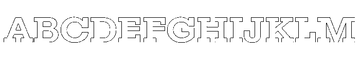 Resonanz A Semibold Regular Webfont Font UPPERCASE
