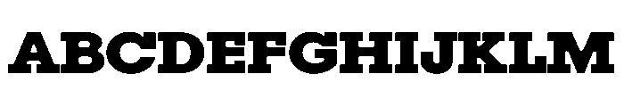 Resonanz B Black Regular Webfont Font UPPERCASE