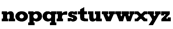 Resonanz B Black Regular Webfont Font LOWERCASE