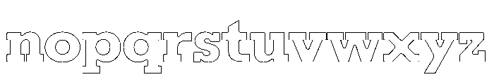 Resonanz B Bold Regular Webfont Font LOWERCASE