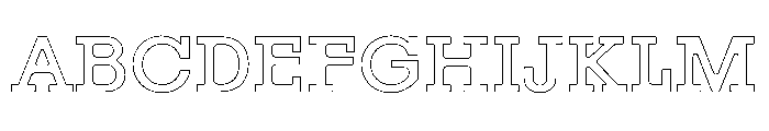 Resonanz B Book Regular Webfont Font UPPERCASE