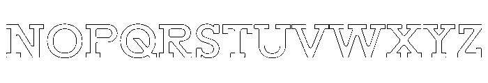 Resonanz B Book Regular Webfont Font UPPERCASE