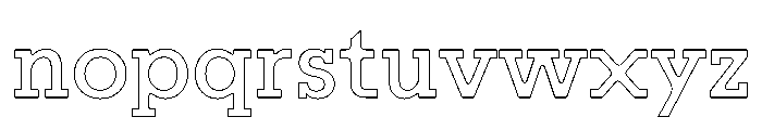 Resonanz B Book Regular Webfont Font LOWERCASE