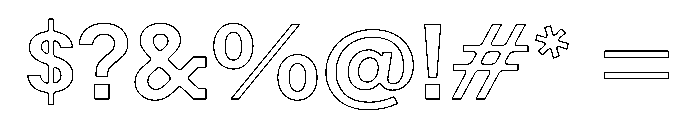 Resonanz B Medium Regular Webfont Font OTHER CHARS
