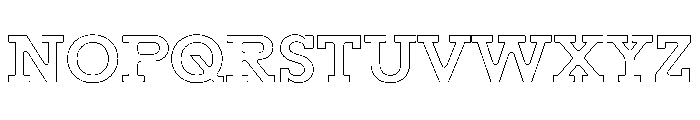 Resonanz B Medium Regular Webfont Font UPPERCASE