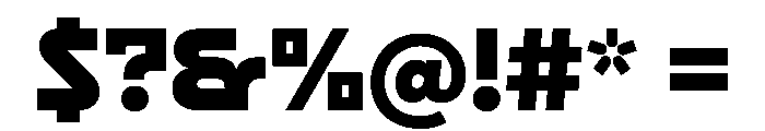 Reversa BlackText Instance Font OTHER CHARS