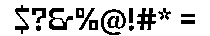 Reversa BoldHeadline Instance Font OTHER CHARS