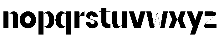 Reversa ExtraBoldDisplay Instance Font LOWERCASE