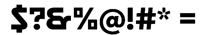 Reversa ExtraBoldText Instance Font OTHER CHARS