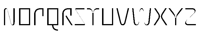 Reversa RegularDisplay Instance Font UPPERCASE