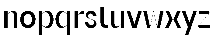 Reversa SemiBoldDisplay Instance Font LOWERCASE