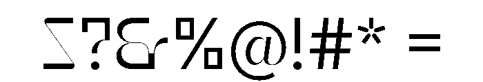ReversaDisplay MediumDisplay Font OTHER CHARS