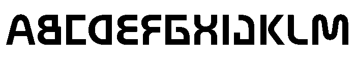 ReversaText BoldText Font UPPERCASE