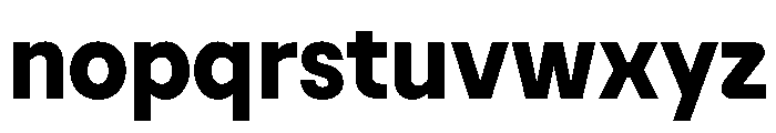 ReversaText ExtraBoldText Font LOWERCASE