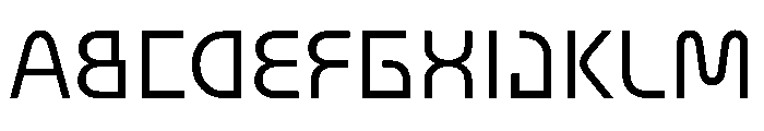 ReversaText MediumText Font UPPERCASE