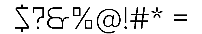 ReversaText RegularText Font OTHER CHARS