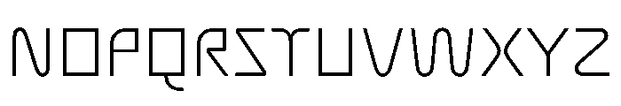 ReversaText RegularText Font UPPERCASE