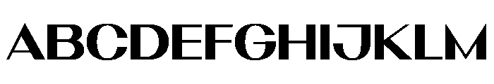 Revetra Bold Instance Font UPPERCASE