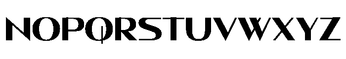 Revetra Bold Instance Font UPPERCASE